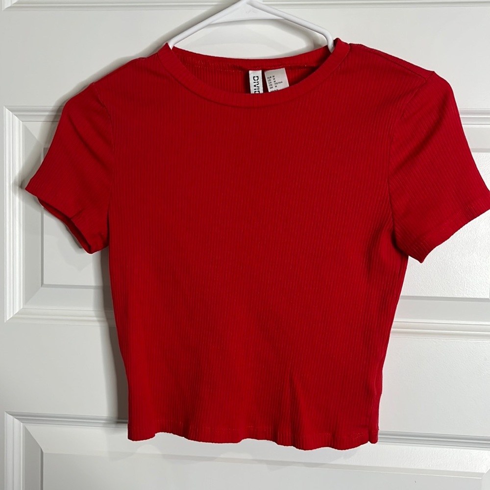 Red Crop Top